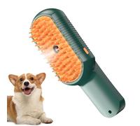 Steaming Cat Grooming Brush, Gentle Steam Shedding Comb, 7,09 x 2,36 x 1,85 Inches, Hair Removal Tool, Detangling Massage Brush, Pet Groomer for Cats, Puppies, and Kittens, Multicolor