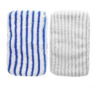 SteamMop - Cuscinetti di ricambio in microfibra, confezione da 2 pezzi, per pulizia a vapore RY7517WH RY7535WH per pavimenti in marmo e piastrelle in legno, con fascia elastica