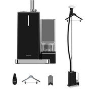 SteamOne GEORGE EUES200B - Steamer Professionale 2000W - Stiratrice Verticale con piastra Acciaio Inox, Ferro da Stiro Vapore Continuo, Serbatoio 3,5L, Accessori inclusi - Alta Qualità