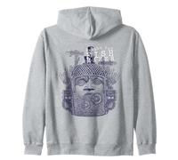 Steampunk Aesthetic Macabra Encyclopedia Maya Statue Felpa con Cappuccio