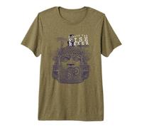 Steampunk Aesthetic Macabra Encyclopedia Maya Statue Maglietta Premium