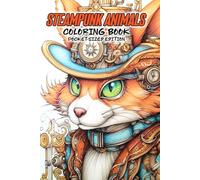 Steampunk Animals Coloring Book: Pocket-sized Edition