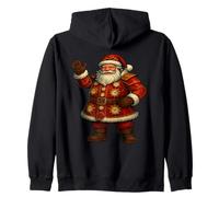 Steampunk Babbo Natale Fantasy Design Felpa con Cappuccio