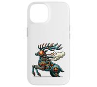 Steampunk Cervo Meccanico Con Ingranaggi Custodia per iPhone 14