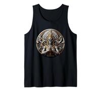 Steampunk Cyborg Kali Biomeccanic Skull Steampunk Canotta