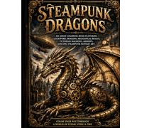 Steampunk Dragons: An Adult Coloring Book Featuring Clockwork Dragons, Mechanical Beasts, Victorian Machines, Airships, and Epic Steampunk Fantasy Art