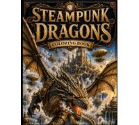 Steampunk Dragons Coloring Book