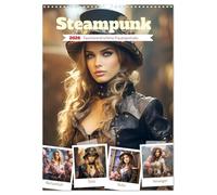 Steampunk. Faszinierend schöne Frauenportraits (Wandkalender 2026 DIN A3 hoch), CALVENDO Monatskalender: Die modische Welt der Steampunk-Schönheiten