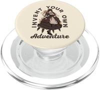 Steampunk inventare la propria avventura Steampunk Anime Girl PopSockets PopGrip per MagSafe