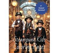 Steampunk Kids Coloring Pages