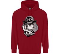 Steampunk King Charles Spaniel Cavalier Bambini Felpa con Cappuccio