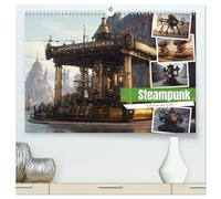 Steampunk Maschinen der Straße (hochwertiger Premium Wandkalender 2026 DIN A2 quer), Kunstdruck in Hochglanz: Eindrucksvolle Bilder von Steampunk Maschinen im Straßenverkehr.