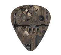 Steampunk Meccanico Ingranaggi Chitarra Plettri 12 Pezzi Per Ukulele Basso Strumenti Accessori
