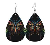 Steampunk Mechanical Butterfly Gold Wing Orecchini Moda Orecchini In Pelle Divertenti Accessori Per Decorazioni Cosplay