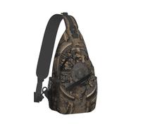 Steampunk Mechanical Gears Uomo Donna Sling Bag Casual Zaino Monospalla Antifurto Borsa A Tracolla Per Lavoro Campeggio Escursionismo