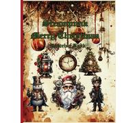 Steampunk Merry Christmas Coloring Book