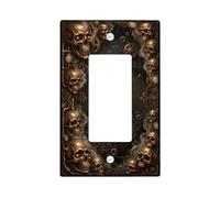 Steampunk Skull and Gears - Copertura interruttore a bilanciere singolo