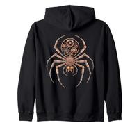 Steampunk Spider con Ingranaggi Meccanici Core Felpa con Cappuccio