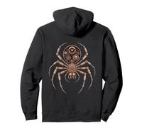 Steampunk Spider con Ingranaggi Meccanici Core Felpa con Cappuccio