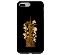 Steampunk Steam Radio Torre Illustrazione Custodia per iPhone 7 Plus/8 Plus
