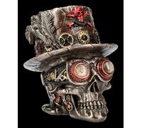 Steampunk Teschio - Clockwork Baron - Veronese Teschio Di Halloween Decorazione