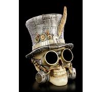 Steampunk Teschio - Count Archibald - Teschio Gotico Dekostatue