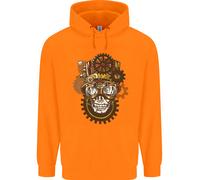 Steampunk Teschio Uomo Felpa