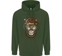 Steampunk Teschio Uomo Felpa