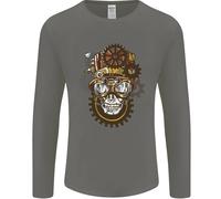 Steampunk Teschio Uomo Manica
