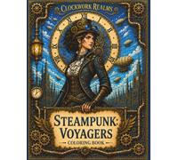 Steampunk: Voyagers: Clockwork Realms: A Coloring Book of Adventurers, Inventors, and Mechanical Worlds