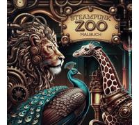 STEAMPUNK ZOO Malbuch mit 50 Ausmalbildern im viktorianischen Stil ab 12 Jahren