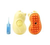 Steamy Cat Brush | 3-in-1 Cute Cat Hair Brush with Steamer | Portable Rechargeable Dog Brush | Self-Cleaning Pet Spray Comb for Cats and Dogs | Efficient Grooming Tool