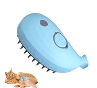 Steamy Cat Brush - Pet Spray Hair Removal Comb | 4 in 1 Cat Brush For Shedding With Water Spray, Pet Combs For Massage, Grooming and Removing Loose Hair Hair