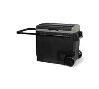 Steamy-E Dual Zone 61 Roller, Frigorifero Elettrico a Compressore con Ruote, 12/24V DC e 100-240V AC, per Congelare e Raffreddare da -20℃ a +20℃, Ideale per il Campeggio, 58 Litri, Nero