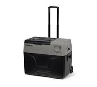 Steamy-E Single Zone 50 Roller, Frigorifero Elettrico a Compressore con Ruote, 12/24V DC e 100-240V AC, per Congelare e Raffreddare da -20℃ a +20℃, Ideale per il Campeggio, 47 Litri, Nero