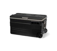 Steamy-E Single Zone 75 Roller, Frigorifero Elettrico a Compressore con Ruote, 12/24V DC e 100-240V AC, per Congelare e Raffreddare da -20℃ a +20℃, Ideale per il Campeggio, 74 Litri, Nero