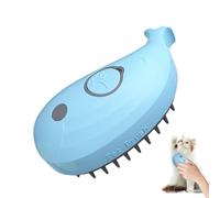 Steamy Pet Brush, Pet Grooming Comb, Cat Silicone Comb with Non Slip Handle and Comfortable Grip for Long or Short Haired Cats, 4.53x2.95x2.36 Inches, 1 Piece