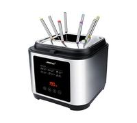 Steba DF 150F Farbe: Edelstahl-Schwarz Singolo 2,5 L 1200 W Friggitrice Nero, Ac