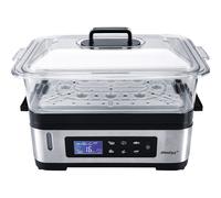 Steba DG 2 pentola a vapore cestello/i Nero, Acciaio inossidabile Libera installazione 1200 W [052200]