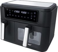 Steba Doppel-Heißluftfritteuse HF 9500 DUO (schwarz, 2.400 Watt, Timer)
