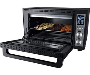 Steba Forno per barbecue, ca. 30 l, interno 8 programmi automatici, ad esempio Air Fry, 3 livelli di inserimento, calore superiore e inferiore, KB E300, nero