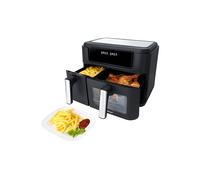 STEBA HF9500 DUO FRIGGITRICE AD ARIA, capacità 9,5 l, Max potenza 2400 W, 10 programmi, da 60 °C a 200 °C, Nero