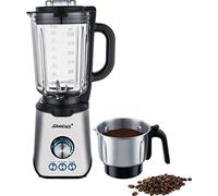 Steba Mixer MX 4 PLUS | motore ad alte prestazioni da 1200 W | Contenitore in vetro resistente al calore con volume di 1,75 l | 3 programmi automatici (Sfrullato, Crushed Ice, Pulset) | Coltello in