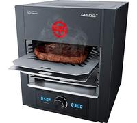 Steba Power ELEKTRO PS M2000 Devil's Heaven, controllo elettronico della temperatura da 400 a 850 °C, timer fino a 99:59 minuti, telaio estraibile in acciaio inox, 2000 Watt
