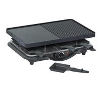 Steba - Raclette Piastre in Alluminio e Griglia RC 28 per 8 Persone Potenza 1400 W Colore Nero - SPEDIZIONE GRATUITA