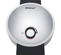 Steba We 16 Piastra per Waffle, 1000 W, Argento