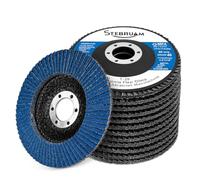 STEBRUAM 12 Pcs Dischi Lamellari 115 mm,Disco Abrasivi per Grana 40