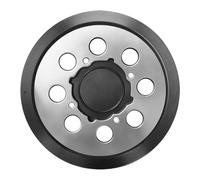 STEBRUAM 1Pcs 5 pollici 8 fori 4 vite metallo placcato gancio levigatrice e Loop Backing Pad, sostituzione platorello per DeWalt 5 "DCW210N DWE6423