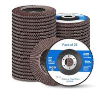STEBRUAM 25 Pcs Dischi Lamellari 115 mm,Disco Abrasivi per Grana 40-240