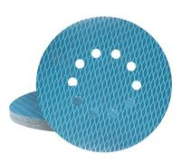 STEBRUAM 25 Pezzi Dischi Abrasivi 225mm (5 x 40/60/80/120/240 grana) in Ossido di Zirconio, 10 Fori Diamante, Per Smerigliatrici per Cartongesso